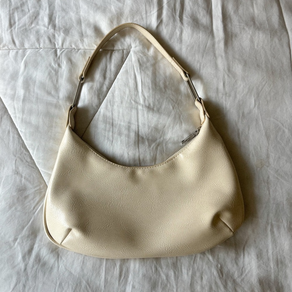 Mango White Shoulder Bag